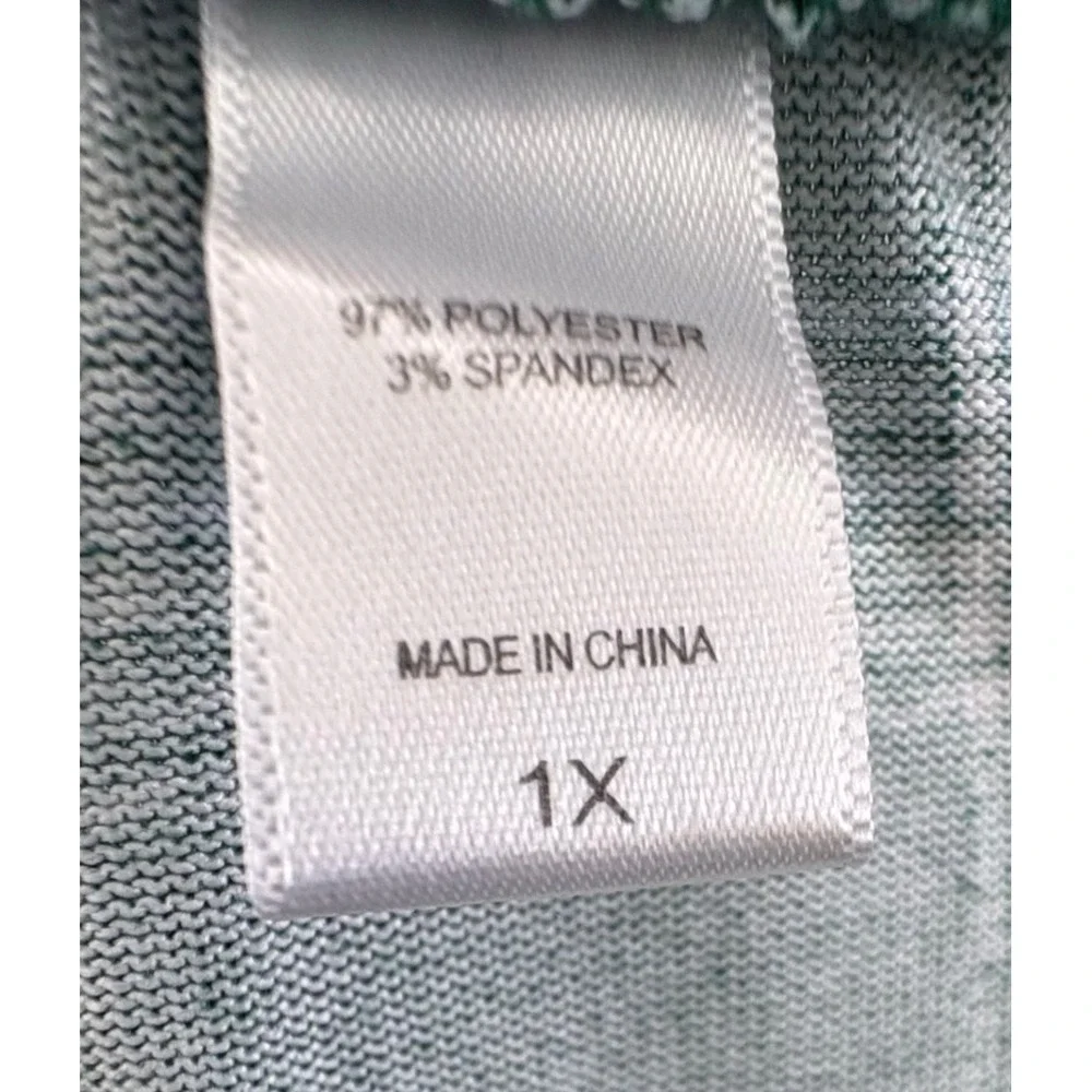 Muk Luks‎ Women's Butter Knit Lounge Pajama Set Green Buffalo Check Size 2X - Picture 11 of 12
